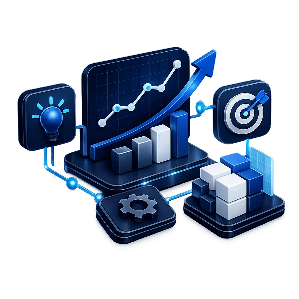 Ilustración de innovación estratégica