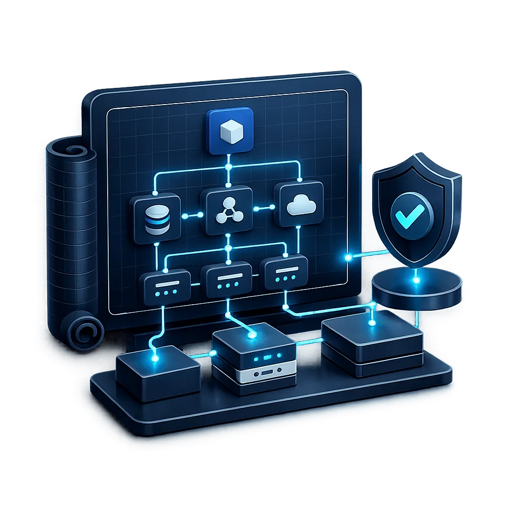 Ilustración de plano técnico